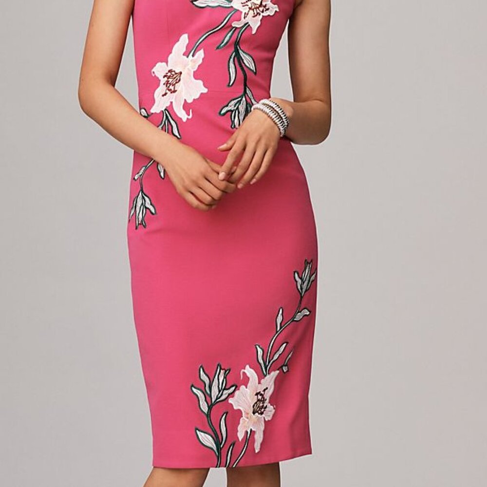 New Dress The Population Nicole Slim Sweetheart Dress M - Picture 5 of 8